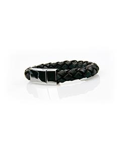 Leather bracelet black
